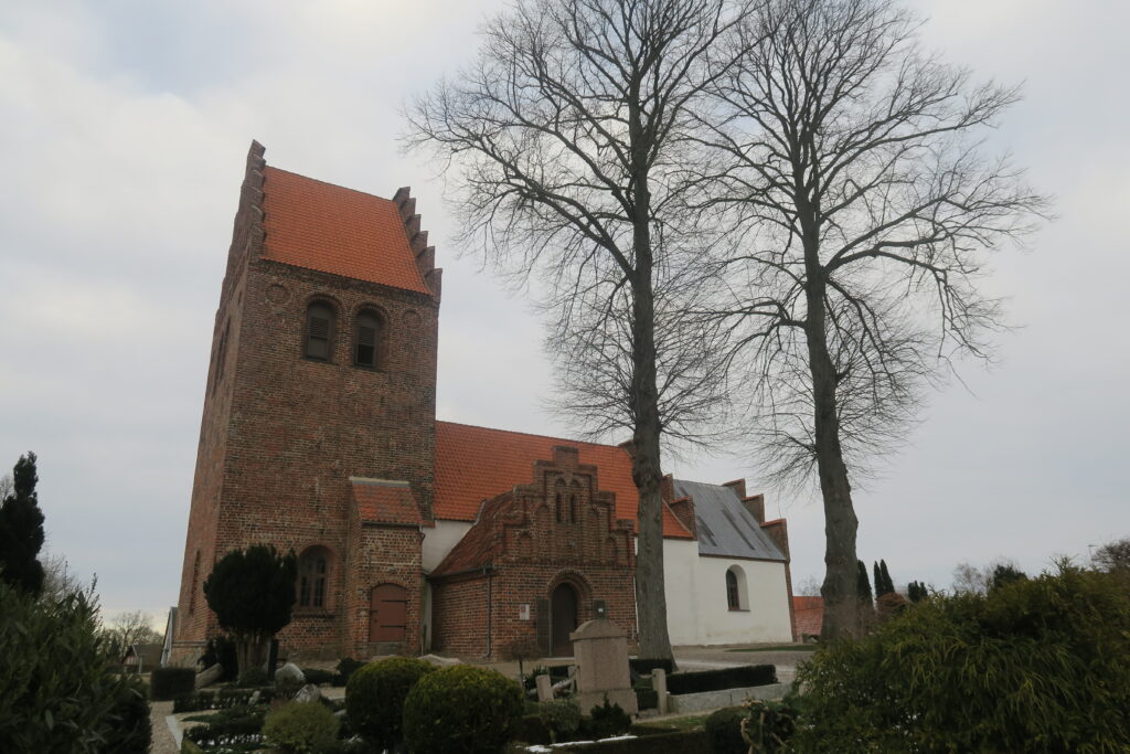 Ferslev kirke, februar 2021